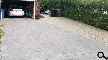 Brian Meyers Landscaping Stone Paved Driveway